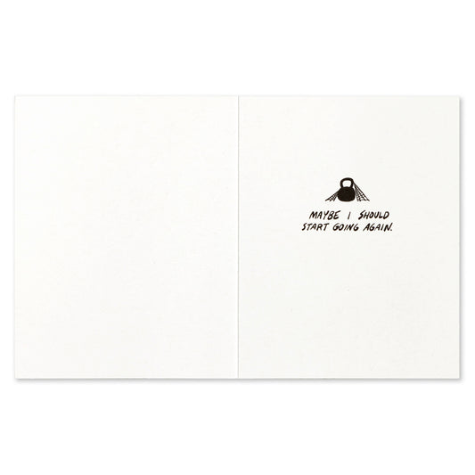 Greeting Card, At The Gym