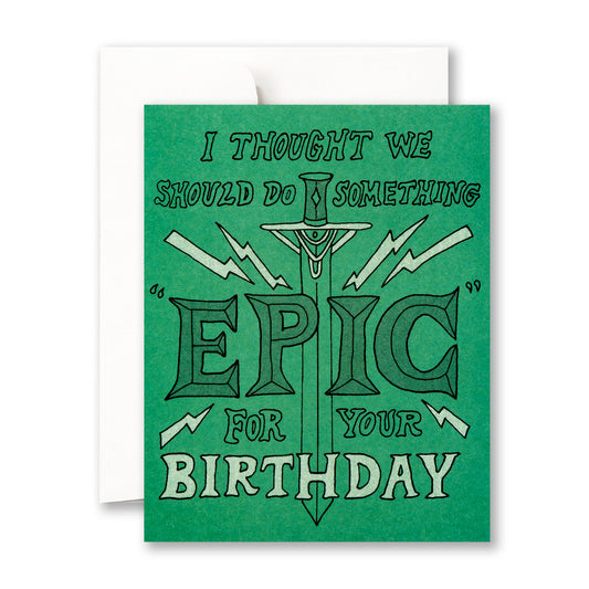 Greeting Card, Epic Birthday