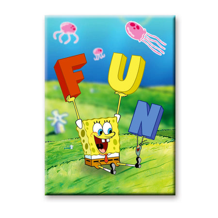 Magnet, Flat, SpongeBob SquarePants, Fun
