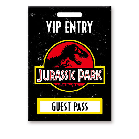 Magnet, Flat, Jurassic Park, Guest Pass
