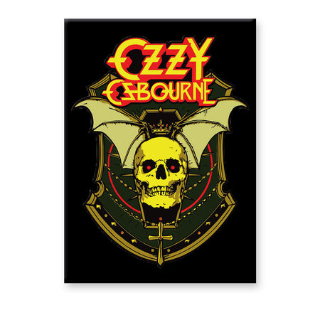 Magnet, Flat, Ozzy, Skull Bat