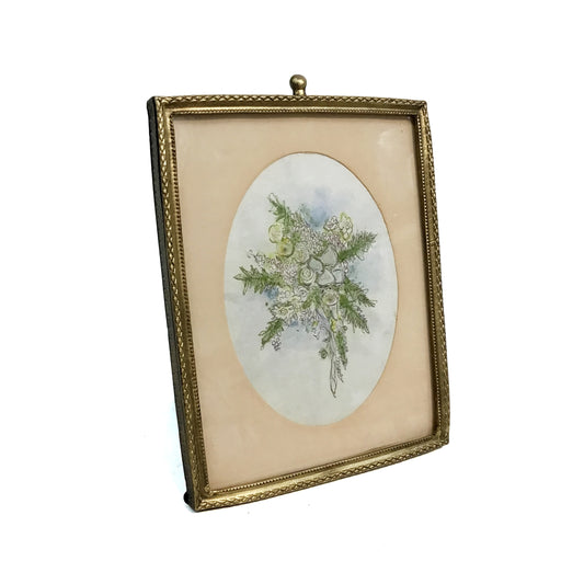 Glass Photo Frames With Art, Ast 2