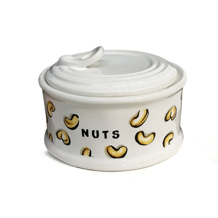 Stoneware Tidbit Dish, Nuts
