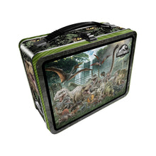 Load image into Gallery viewer, Metal Lunch Box, Jurassic Dinos
