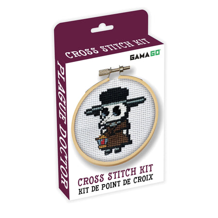 Cross Stitch Kit, Plague Doctor