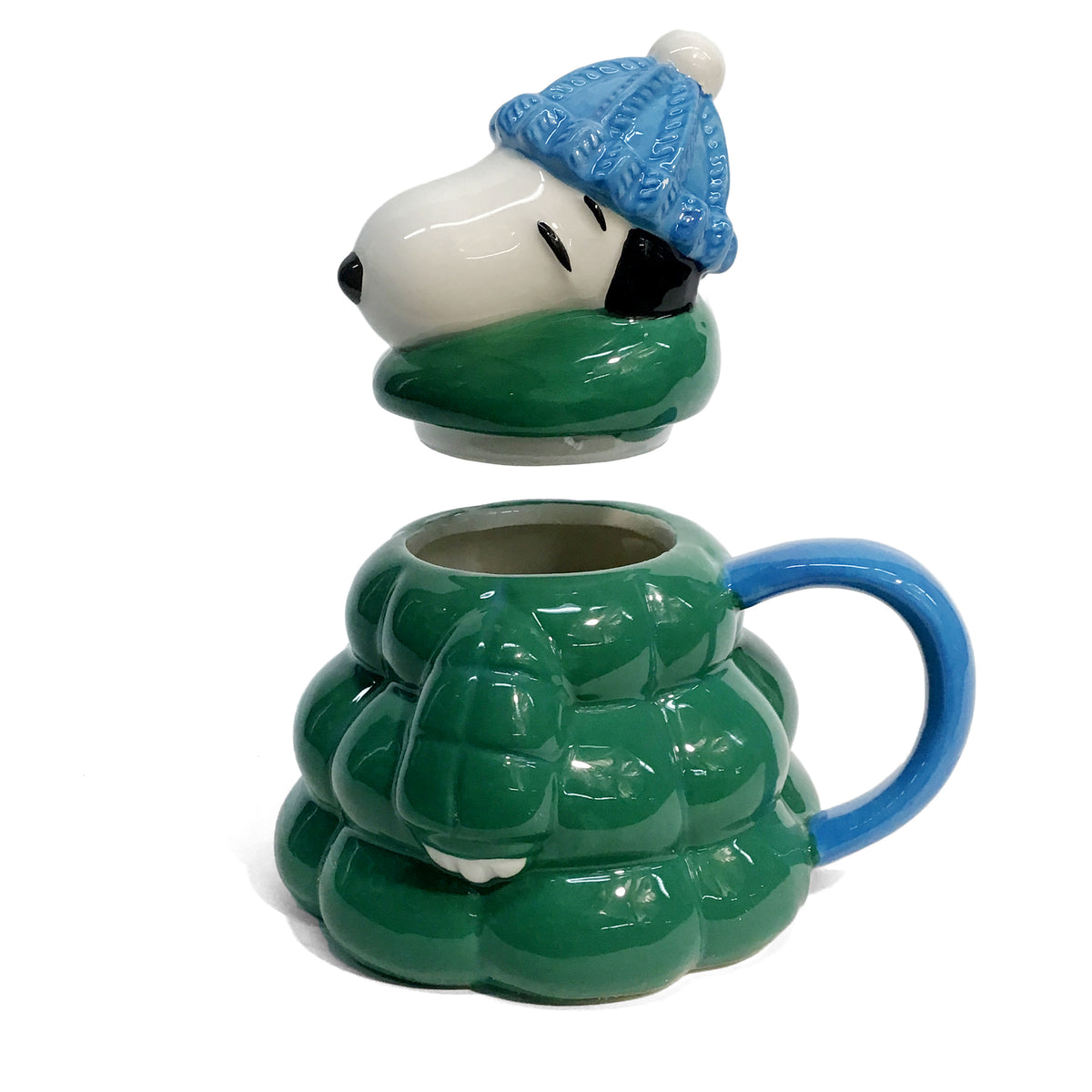Ceramic Mug, 16oz, Snoopy Puffy Jacket