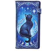 Embossed Wallet: Feline Constellation
