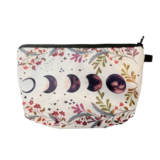 Moon Phase, Dark  Zipper Pouch