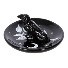 Load image into Gallery viewer, Ceramic Mystic Raven Trinket Dish
