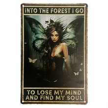 Load image into Gallery viewer, Wall Sign, Metal, Into The Forest
