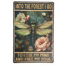 Load image into Gallery viewer, Wall Sign, Metal, Into The Forest
