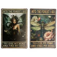 Load image into Gallery viewer, Wall Sign, Metal, Into The Forest

