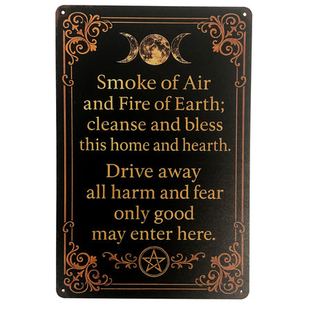 Wall Sign, Metal, House Blessing