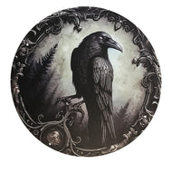 Round Sign, Metal, Mystical Raven