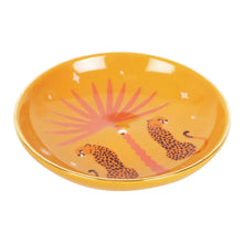Load image into Gallery viewer, Incense Burner, Ceramic, Leopard Palm,
