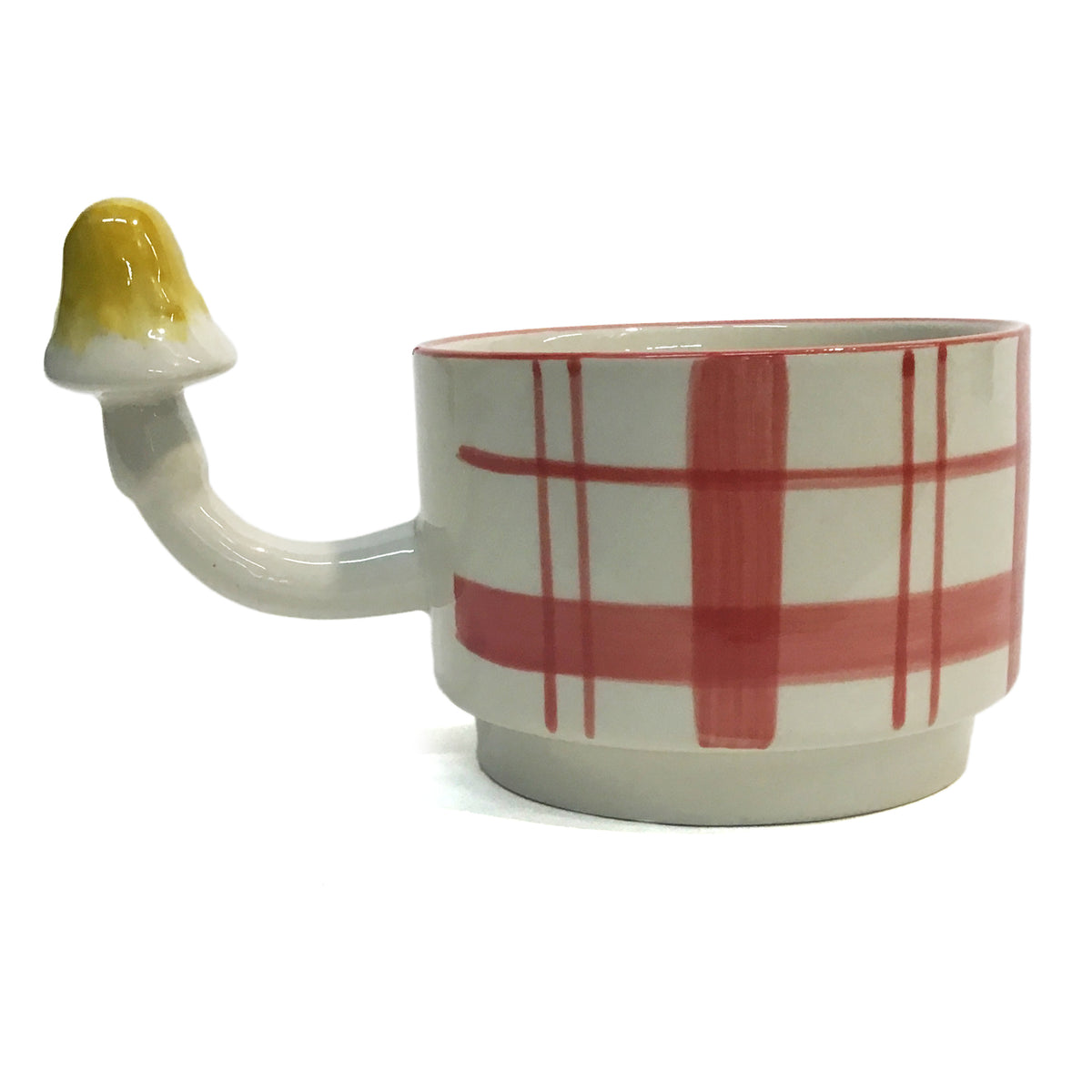 Stoneware Mug, 10oz, Stackable Shrooms4 Assorted