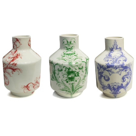 Stoneware Vase, Multicolored, 3 Assorted