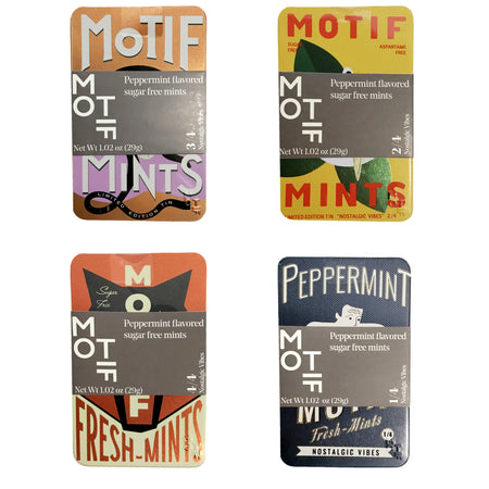 Mints, Tin, Nostalgic, 4 Assorted