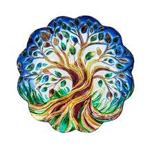 Load image into Gallery viewer, Birdbath, Embossed Glass 18in, Tree Of Life
