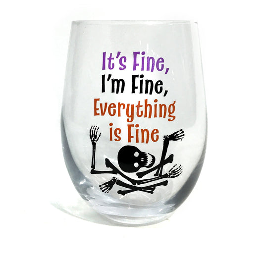 Stemless Wine Glass, Its Fine, Skeleton