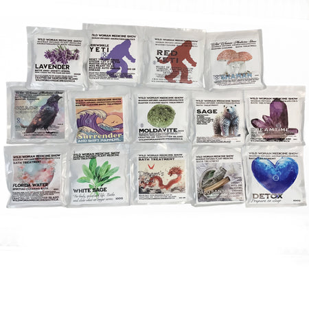 Bath Salts, 10gm, W.W, 28 Assorted