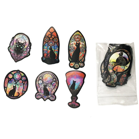 Sticker Pack, Mystic Cat, 50 Piece