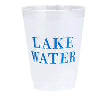 Load image into Gallery viewer, Plastic Frost Cup, 16oz, Lake Water, 8 Pack
