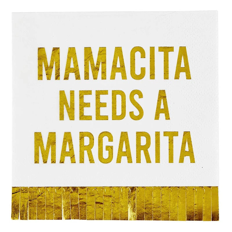 Cocktail Napkins, Mamacita Needs A Margarita