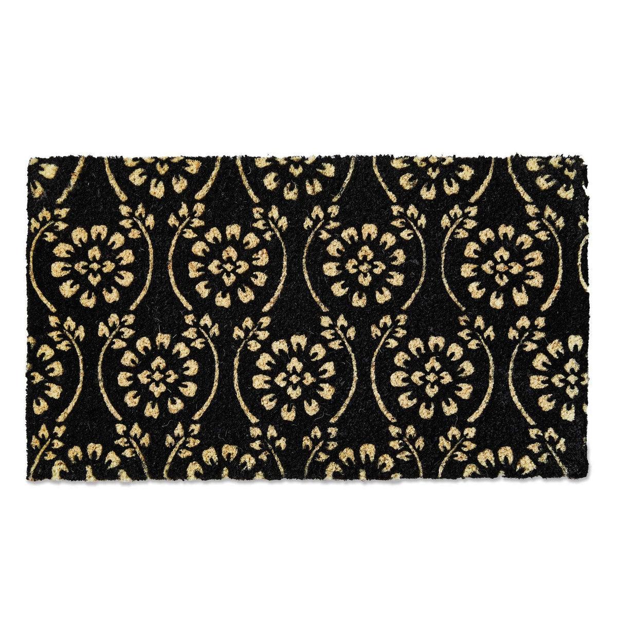Coir Door Mat, Floral Vine