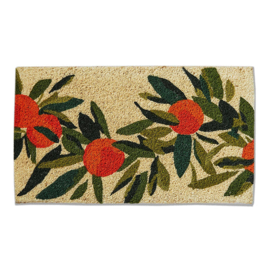 Coir Door Mat, Citrus Grove