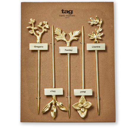 Brassa Herb Markers, Set Of 5