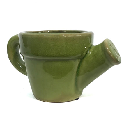 Planter, Ceramic, Water Can, Green