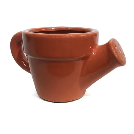Planter, Ceramic, Water Can, Orange