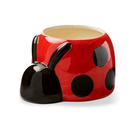 Planter, Ceramic, 4in, Ladybug