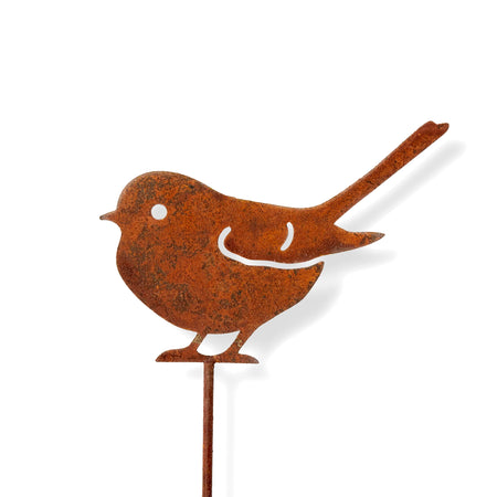 Garden Stake, Bird, Rust