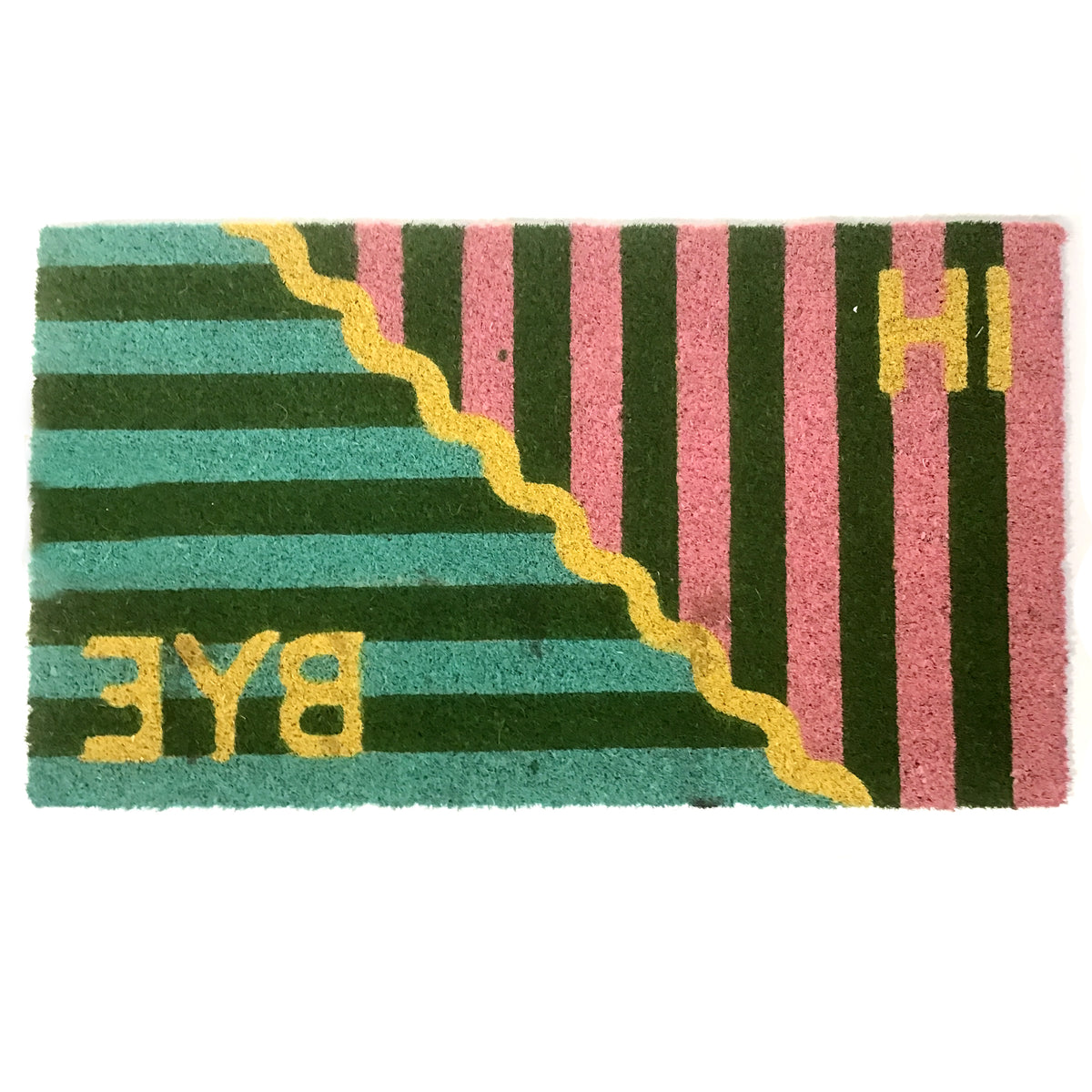 Coir Door Mat, Cabana Stripe