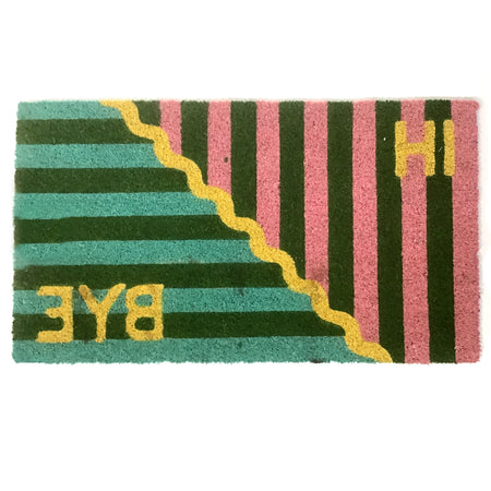 Coir Door Mat, Cabana Stripe