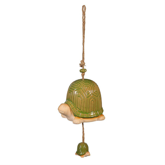 Ceramic Bell Wind Chime, Turtle