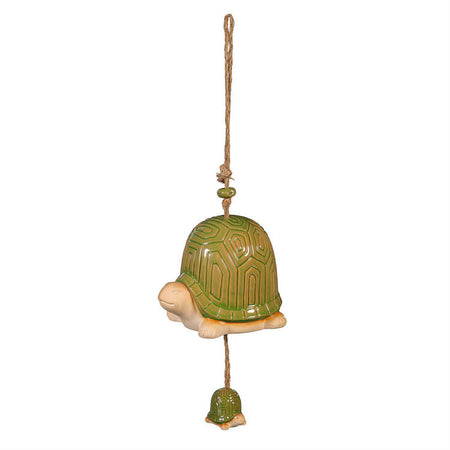 Ceramic Bell Wind Chime, Turtle