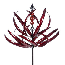 Load image into Gallery viewer, Spinner Garden Stake, Wave In Motion, 91in
