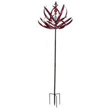 Load image into Gallery viewer, Spinner Garden Stake, Wave In Motion, 91in
