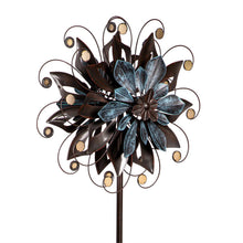 Load image into Gallery viewer, Garden Stake, Metal, Swirl Flower
