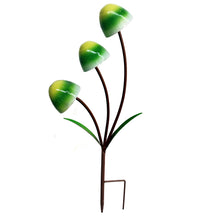 Load image into Gallery viewer, Garden Stake, Metal, Mushroom Trio, Assorted
