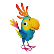 Garden Decor, Metal, Bright Cockatoos, 2 Assorted