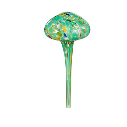 Colorful Glass Mushroom Watering Globe, 4 Styles