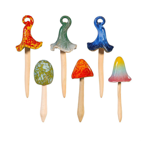 Plant Pikc, Ceramic Mushrooms, Assorted