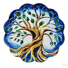 Load image into Gallery viewer, Metal Bird Bath with Stand, Tree Of Life
