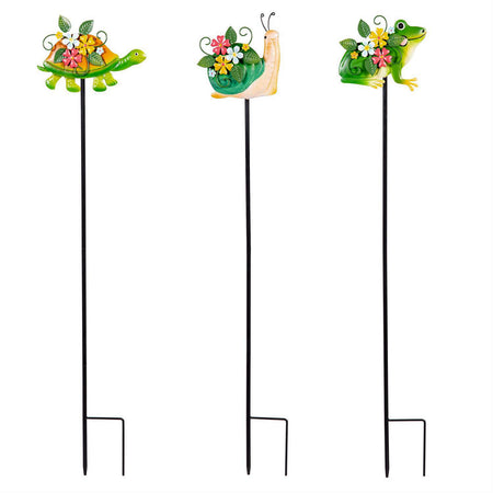 Garden Stake, Metal, 35in, Garden Friends