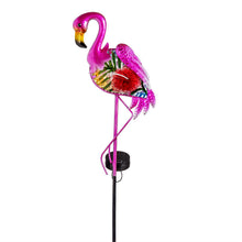 Load image into Gallery viewer, Garden Stake, Solar,Flamingo, 2 Assorted, 36in

