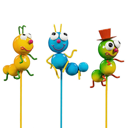 Plant Pick, Caterpillars ,3 Assorted